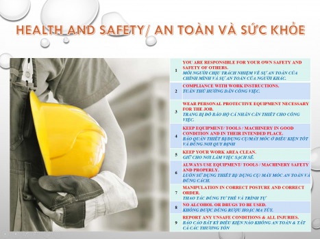 An toàn và sức khỏe